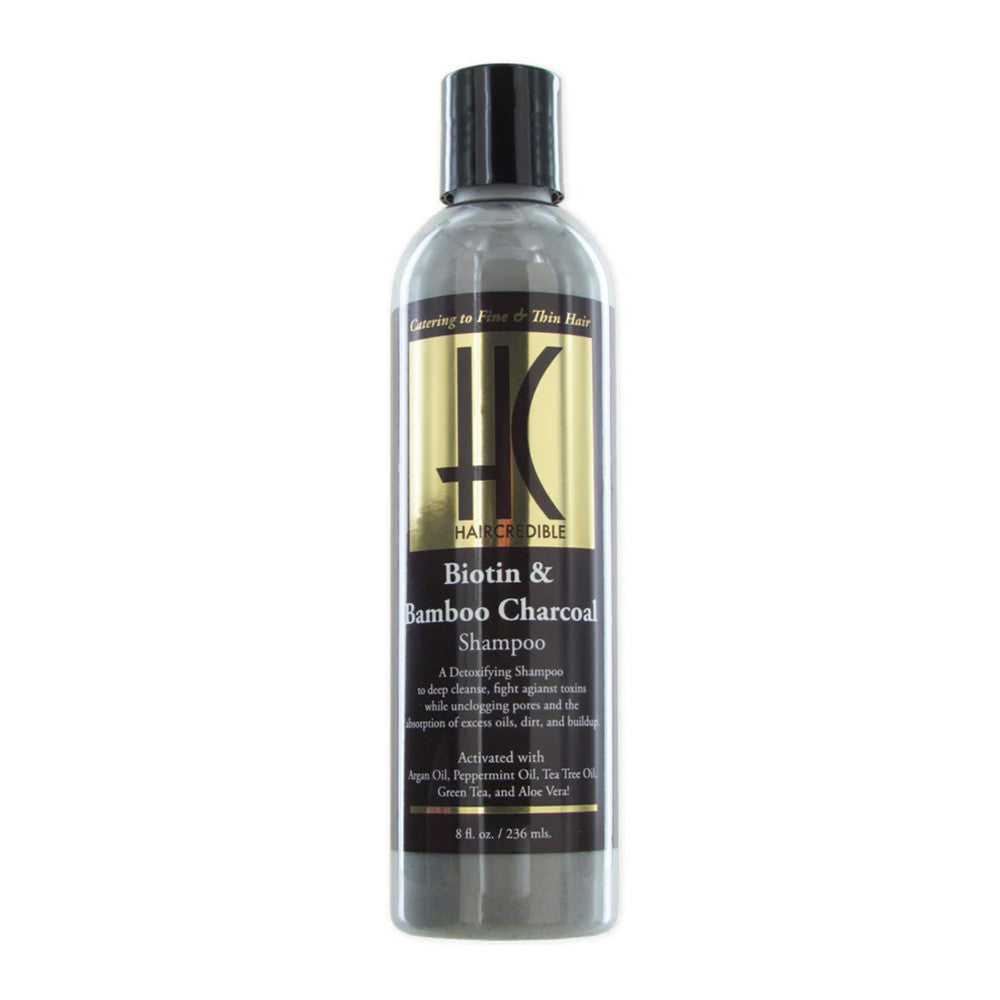 Haircredible Biotin and Bamboo Charcoal Shampoo, 8 Oz